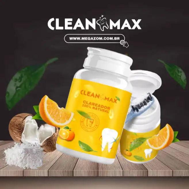 CleanMax Gazom™ - Clareador Dental 100% Natural - Megazom