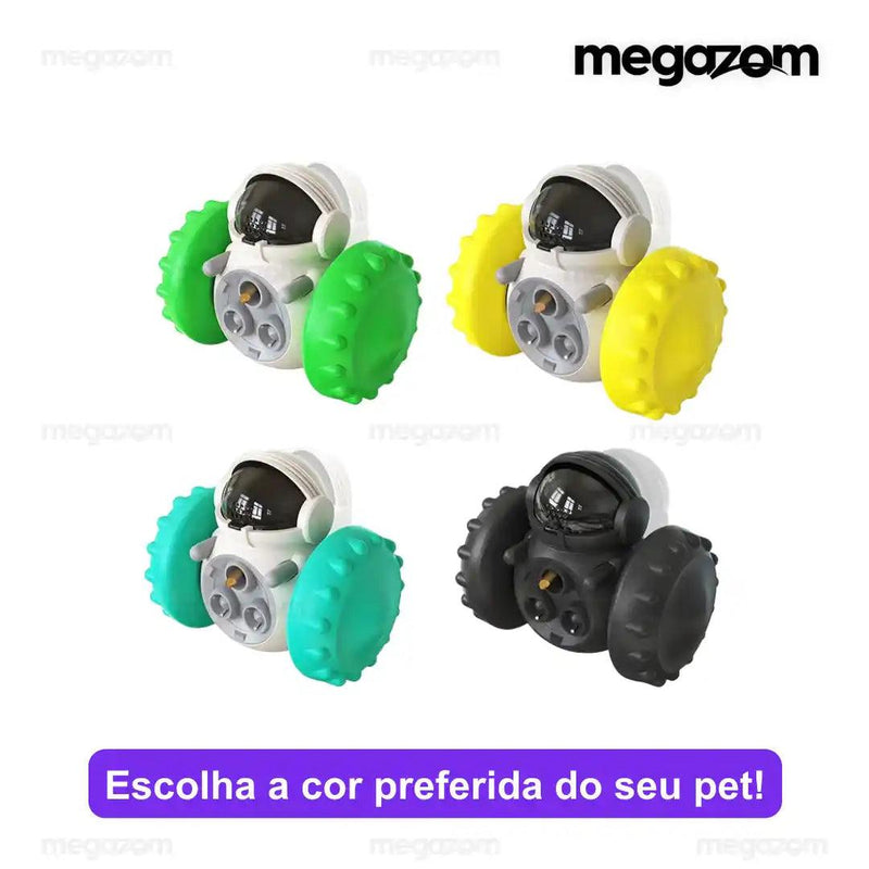 Robô Pet Gazom™ - Brinquedo Antiestresse com Alimentador para Pets - Megazom