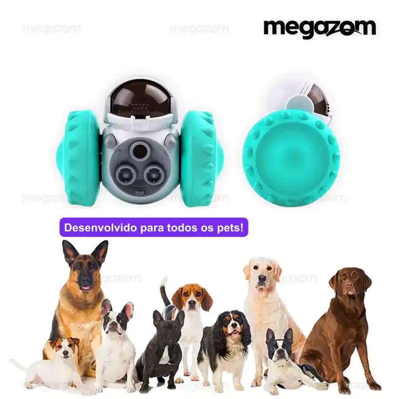 Robô Pet Gazom™ - Brinquedo Antiestresse com Alimentador para Pets - Megazom