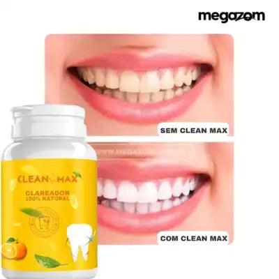 CleanMax Gazom™ - Clareador Dental 100% Natural - Megazom