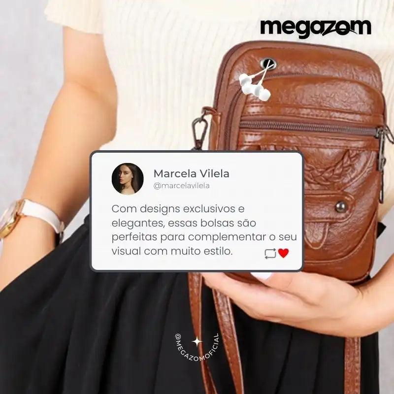 BagStyle Gazom™ - Bag Em Couro Para Mulheres Empoderadas - Megazom