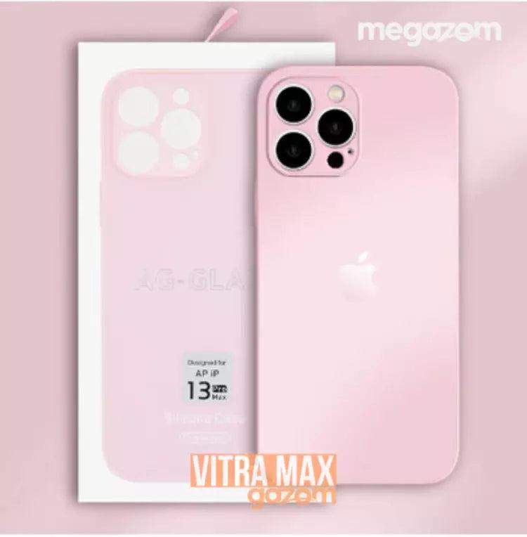 Case iPhone de Vidro Temperado Fosco - Vitra Max Gazom™ - Megazom