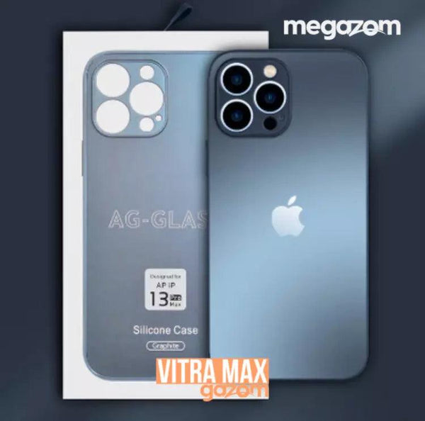 Case iPhone de Vidro Temperado Fosco - Vitra Max Gazom™ - Megazom